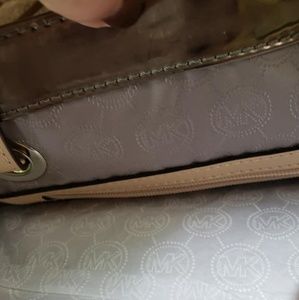 Michael Kors metallic tote
